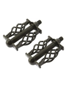 Twisted Pedals W/Cage Classic C-514 1/2 Black.